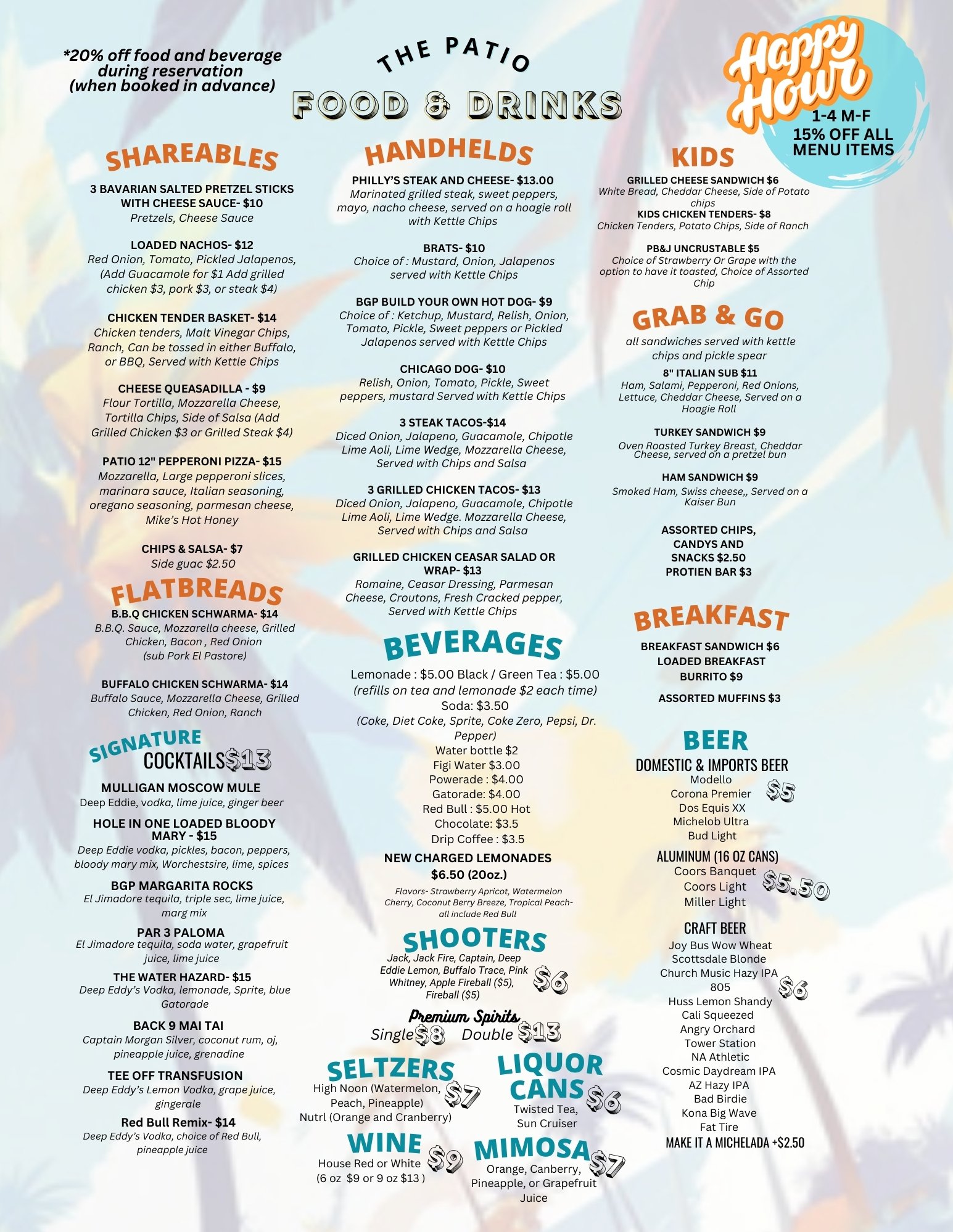 115 MENU