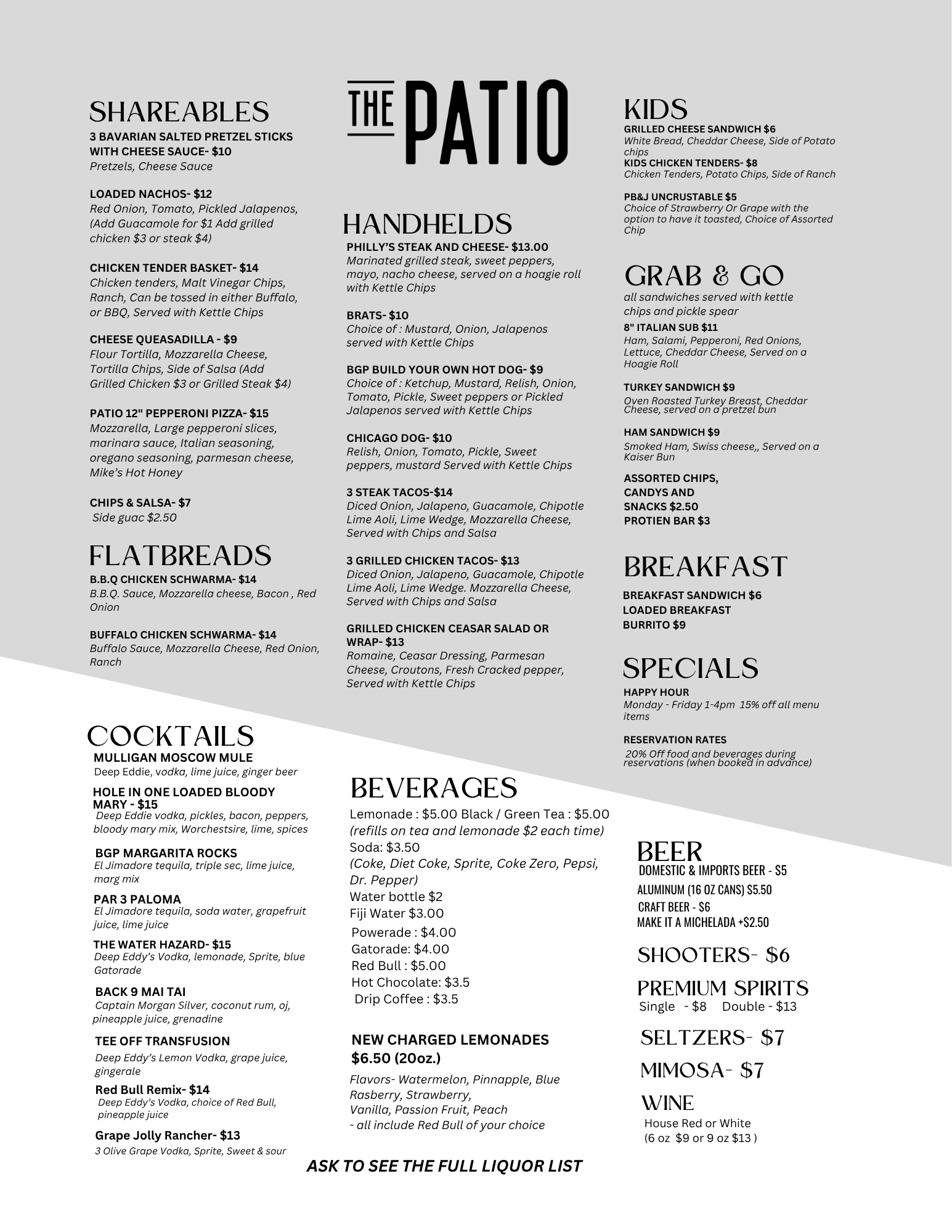 Copy of 530 menu